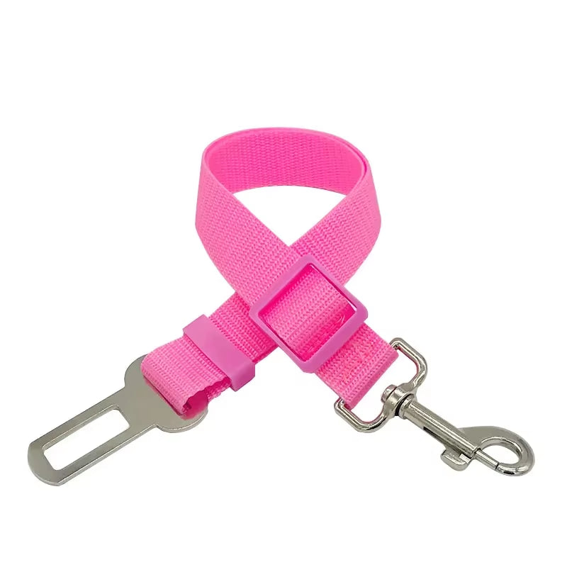 Adjustable Harness and Leash Cat Dog Car Seat Belt Pet Seat Vehicle Dog Harness Lead Clip Tractioncar Travel Supplies for Dogs